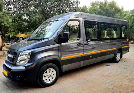 17 Seater Urbania Traveller Rental in North India